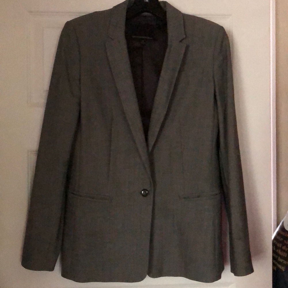 Banana Republic Grey Blazer